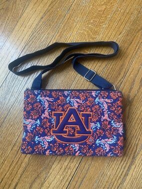 VIVA DESIGNS, Auburn University, Vera Bradley style, Quilted Crossbody Bag, NWOT